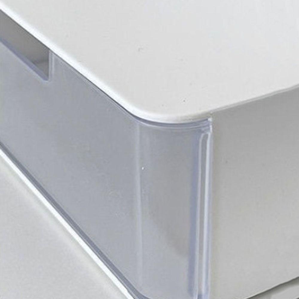 6-Grid Desktop Storage Drawers Oblique Insertion Large Capacity Oblique Pen Holder Solid Color Space-saving