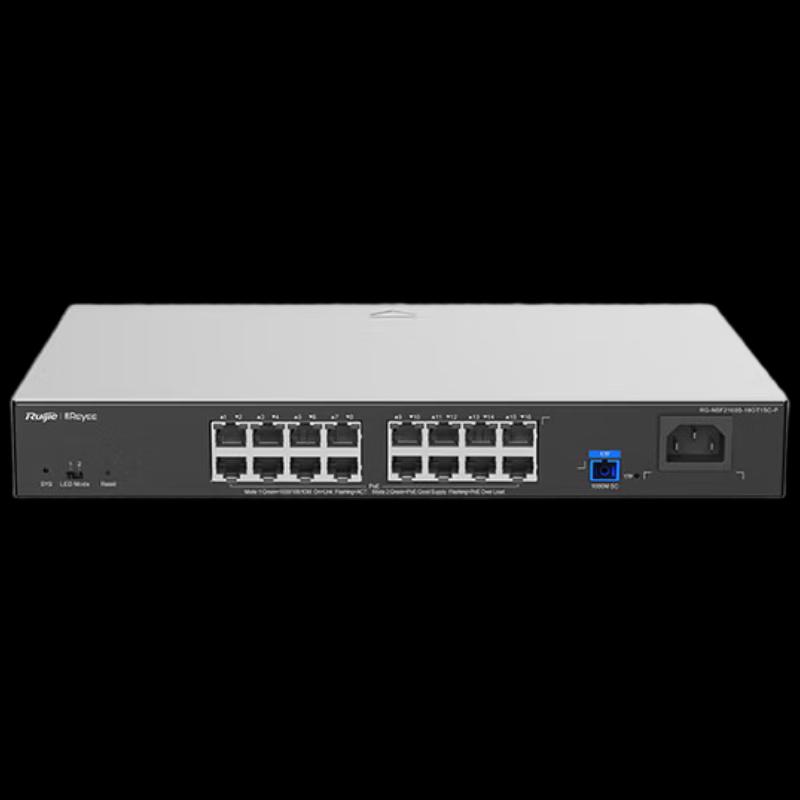 Ruijie RG-NBF2100S 16-Port Gigabit Layer 2 Managed PoE Access Switch
