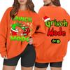 Women's Casual Fashion Long Sleeve Christmas Printed Round Neck Sweatshirt Top