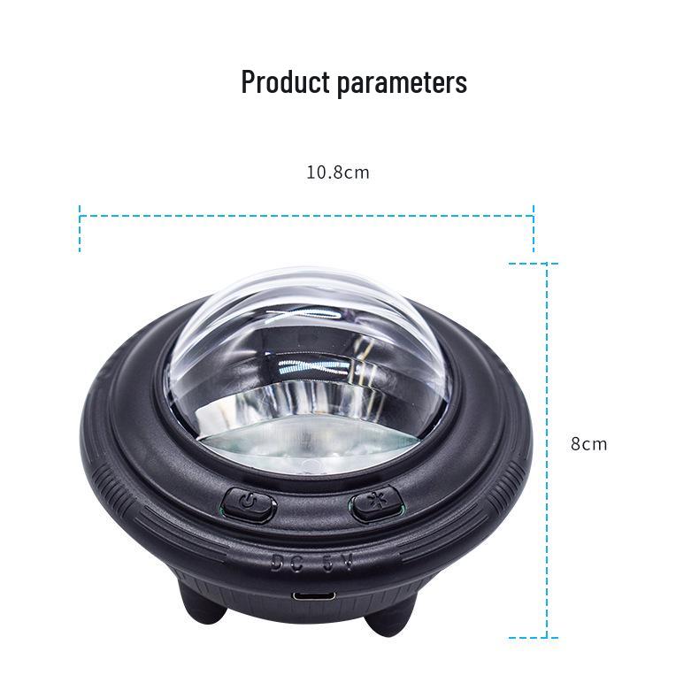 Starry Sky Multi-Color Night Light Projector with Timer