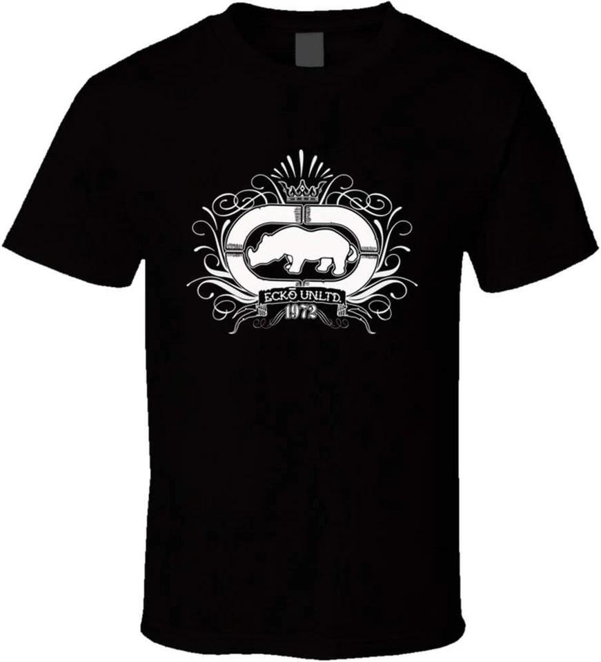 Ecko Unltd Black Short Sleeve Unisex T-Shirt 4XL