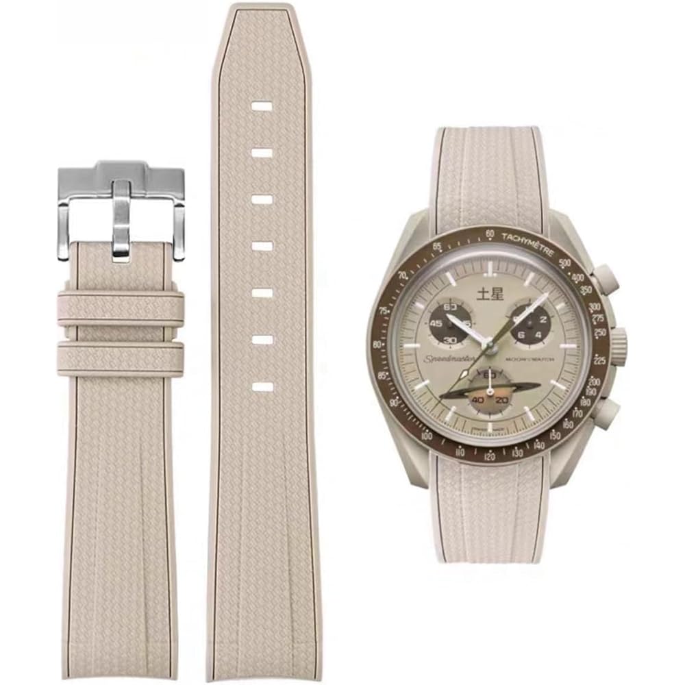 20mm Watch Band for Omega X Swatch MoonSwatch Omega and Swatch Band Rubber Band Omega Speedmaster...