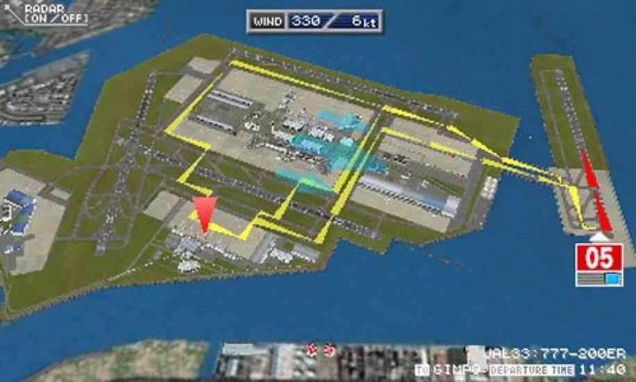 An Air Traffic Controller Airport Hero 3D Haneda with JAL 3DS I'm -