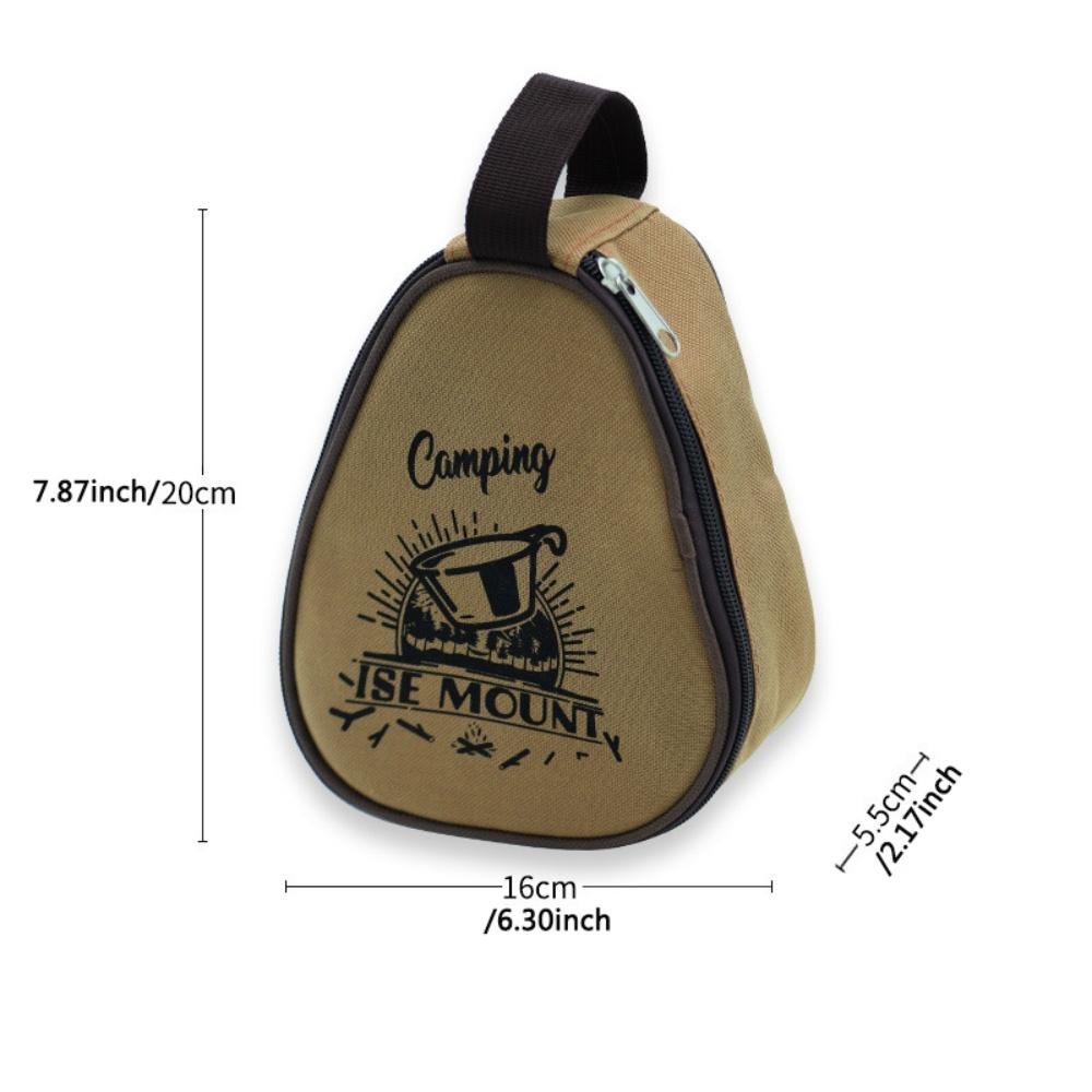 Camping Bowl Storage Bag Oxford Waterproof Tableware Cups Carrying Case Organizer Outdoor Camping Travel Barbecue Picnic Pouch