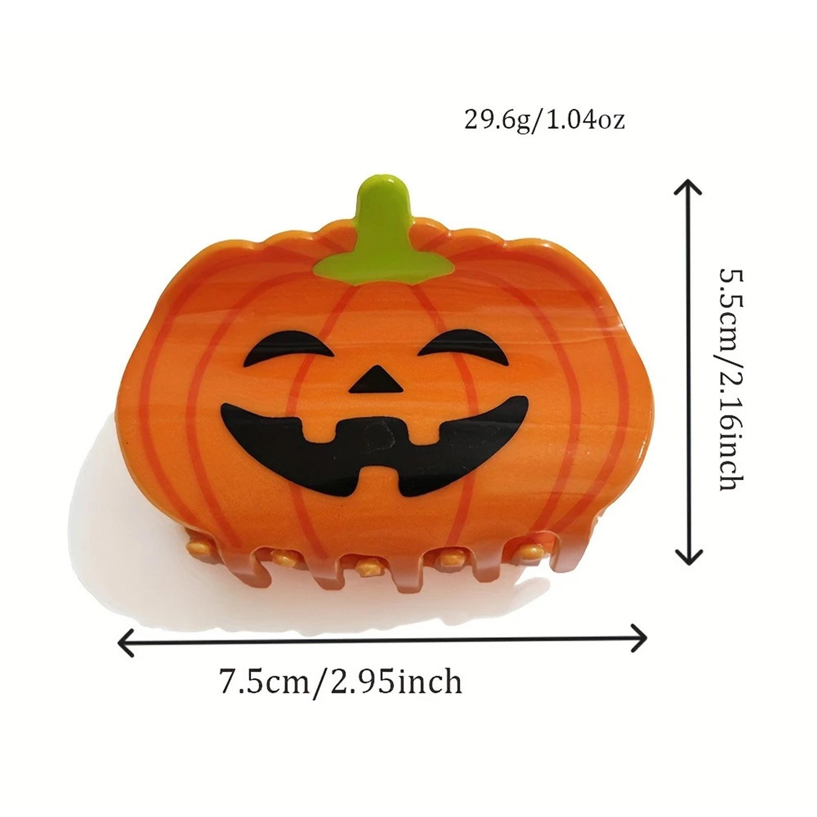 

Cartoon Pumpkin Shark Hair Clip Halloween Party Hair Accessories Ponytail Holder for Women Girls decorations