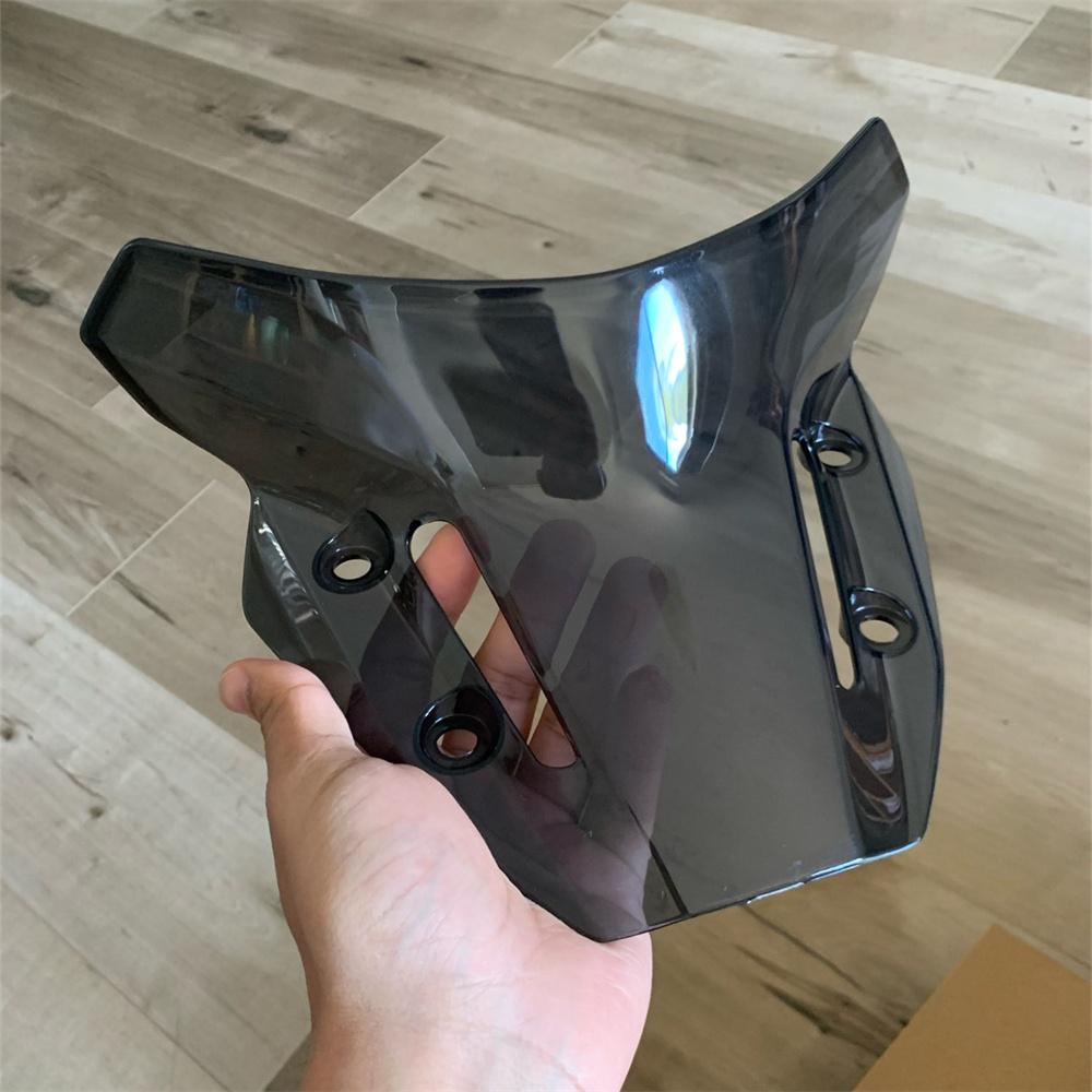 Motorcycle Acrylic Windshield Black Solid Stable For Yamaha MT09& FZ09 2021 2022