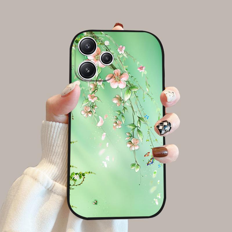 For Redmi 12 4G 5G Silicone TPU Soft Case For Redmi 12R Phone Bumper Cover For Xiaomi Redmi Note 12R 5G Protective Fundas Cases