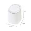Fashion Desktop Trash Can Creative Luxury Dustbin Bin Household Mini Bedside Waste Bin Tea Table Small Garbage Bucket