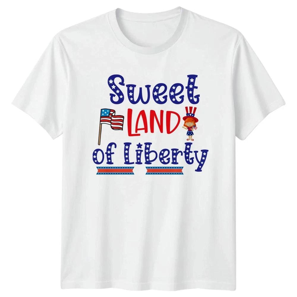 Sweet Land Of Liberty Unisex T Shirt 4th Of July Gift S