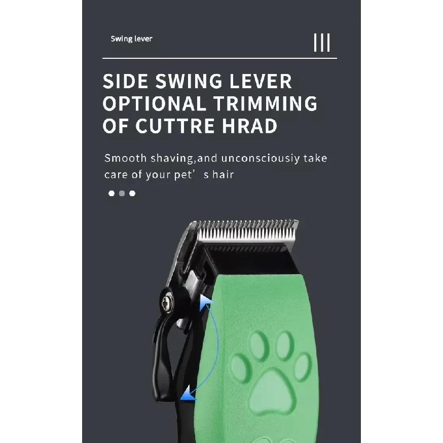 Kemei Pet Grooming Hair Clippers Rechargeable Cat Hair Trimmer for Dogs Professional Electric Rechargeable Cats Shaver KM-cw10