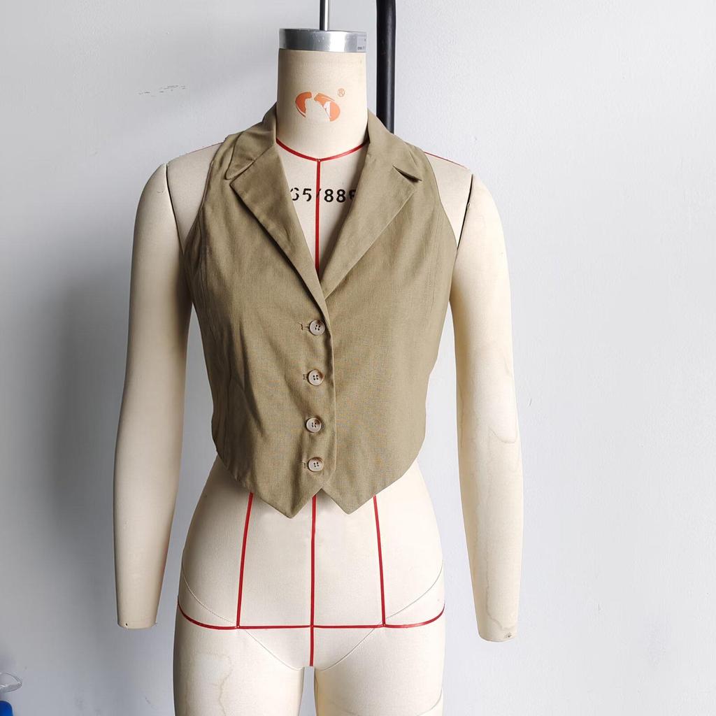 2024 Summer Women's Slimming Lace-Up Sleeveless Vest