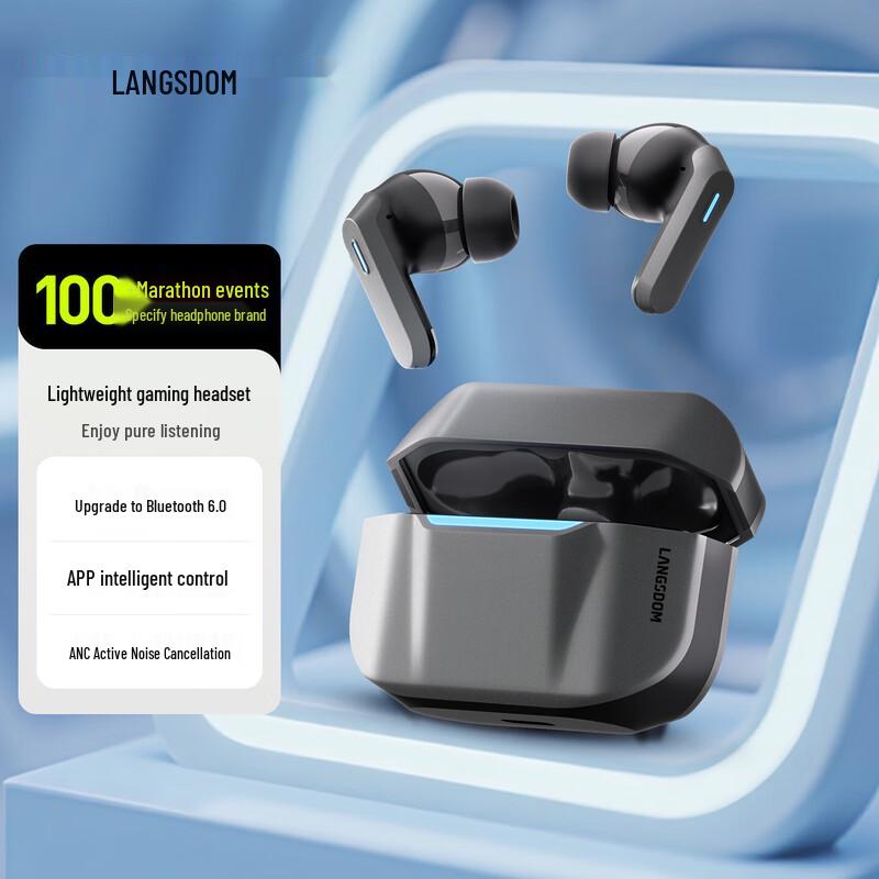 Lanston Zeta True Wireless ANC Gaming Earbuds