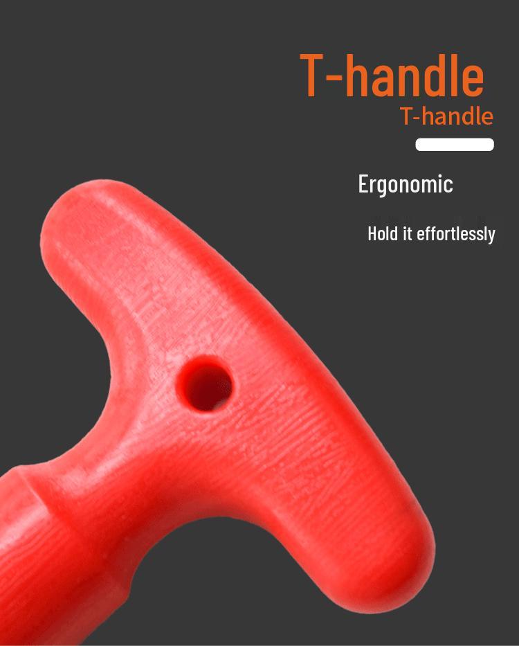 Telescopic Aluminum T-Handle Boat Paddle for Outdoor Water Sports