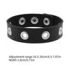 Comfortable Bracelet Punk Bracelet Stylish Statement Bracelet Fashionable Women Bracelet PU Texture for Everyday