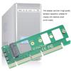 Adapter Transfer Expansion Card PCIE 3.0 x4 x8 x16 to to NVME M.2 NVMe SSD Green ABS