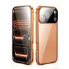 360° Full Beskyttelse Metall Magnetisk Telefondeksel For IPhone 17 Air 16 15 14 13 12 11 Pro Max Dobbeltsidig Herdet Glass Støtsikkert Deksel