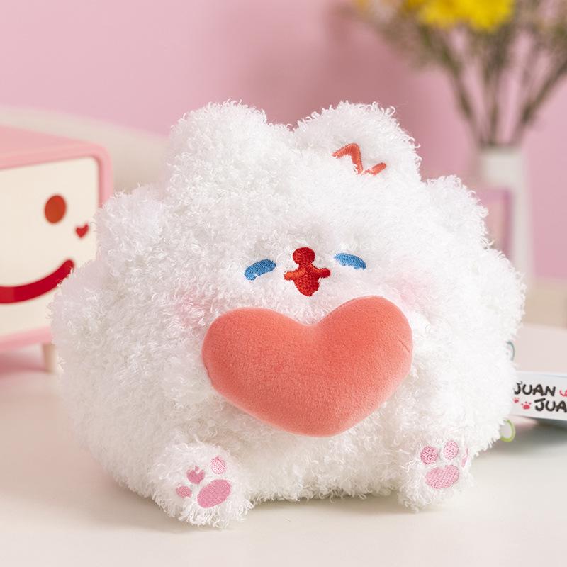 

Plush Childrens Toys Cat Cute Dolls Pp Cotton Suitable For Giving Away Soft Sitting Love,20cm/7.87in