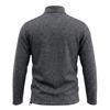 Men Casual Quarter Zip Fleece Sweatshirt Stand Collar Long Sleeve Pullover Outdoor Workout Daily Tops
