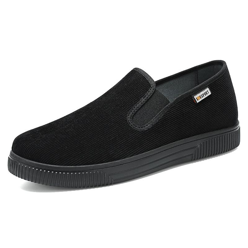 Shoes Men's Summer New Men's Shoes Do Not Stink Feet Cloth Shoes One Pedal Men's Shoes Solid Color Versatile Casual Shoes
