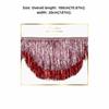 Multicolor Drizzle Garland Encryption PET Tassel String Thickening Background Ornament Metallic Foil Fringe Birthday Decoration