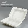 AnSaRui Disposable Biodegradable PP Lunch Box with Lid