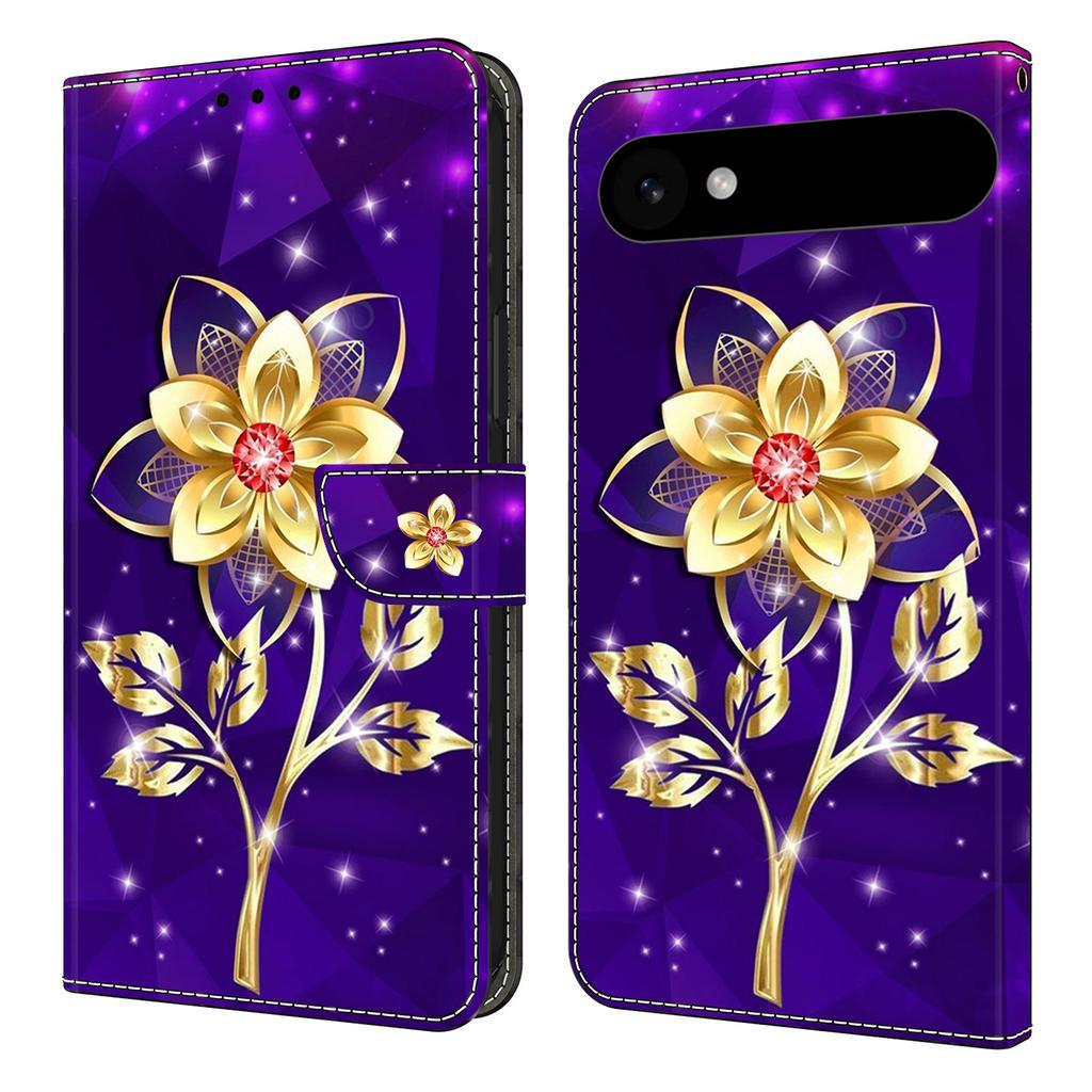 For iPhone 17 Air Wallet Case Pattern Printing PU Leather Flip Stand Phone Cover