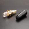 Alto Saxophone Plastic Mouthpiece Kit Includes Plastic Cap Metal Buckle Reed Pads Musical Instrument Replacement Parts
