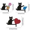 Animal pendants Cat Door Corner Decoration Love Heart Cat Door Corner Decoration