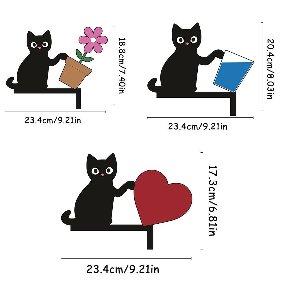 Animal pendants Cat Door Corner Decoration Love Heart Cat Door Corner Decoration