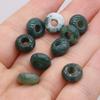 Agate con Foro Grande Perline Sfuse Perle Rotonde Loto Perle Forate Perle di Pietra d'Agata Creazione di Gioielli