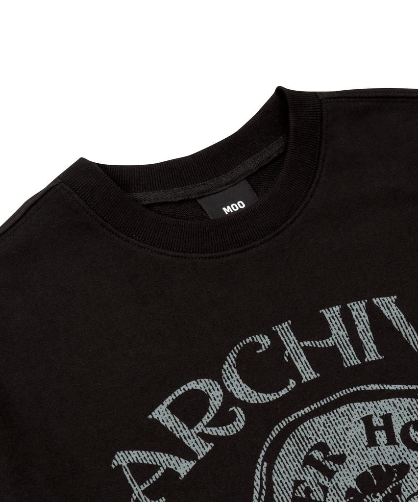 MOO Archive Balloon Over Sweatshirt - Black