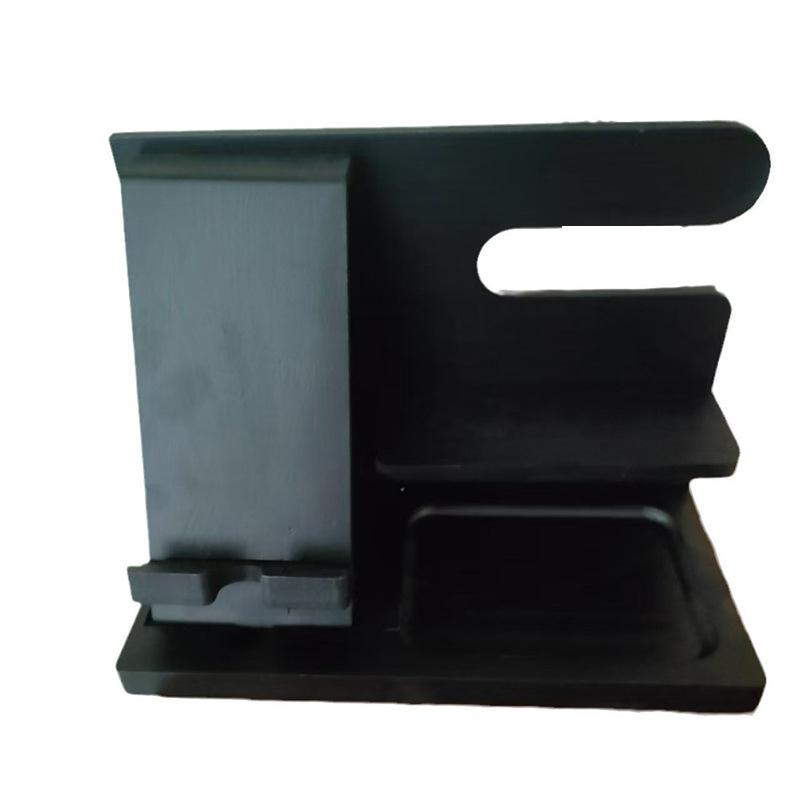 Medžio masyvo biuro daugiafunkcis stalinis įkraunamas mobiliojo telefono laikiklis Medinis mobiliojo telefono raktų pakabukas Piniginės laikrodžių laikymo stovas