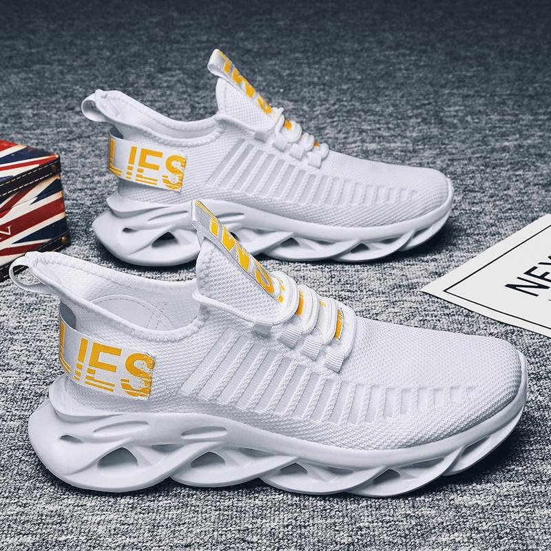 Męskie modne trampki Oddychające buty sportowe Męskie sportowe buty do biegania Rozmiar:39 ~ 46