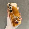 Advanced Golden Scorpion Pattern Glass Phone Case Suitable for Samsung Galaxy S26 S25 S24 S22 S21 S20 FE/Ultra/Plus Hard Case