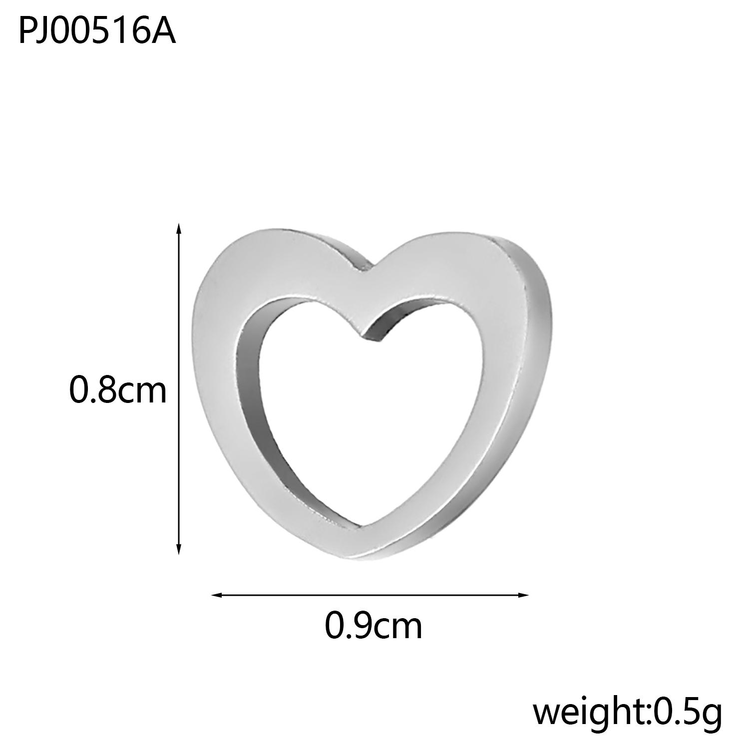 

CARLIDANA Shiny Stainless Steel Gold Color Heart Pendant Multi Designs Bubble Love Heart Pendant Charms for Necklace Bracelet