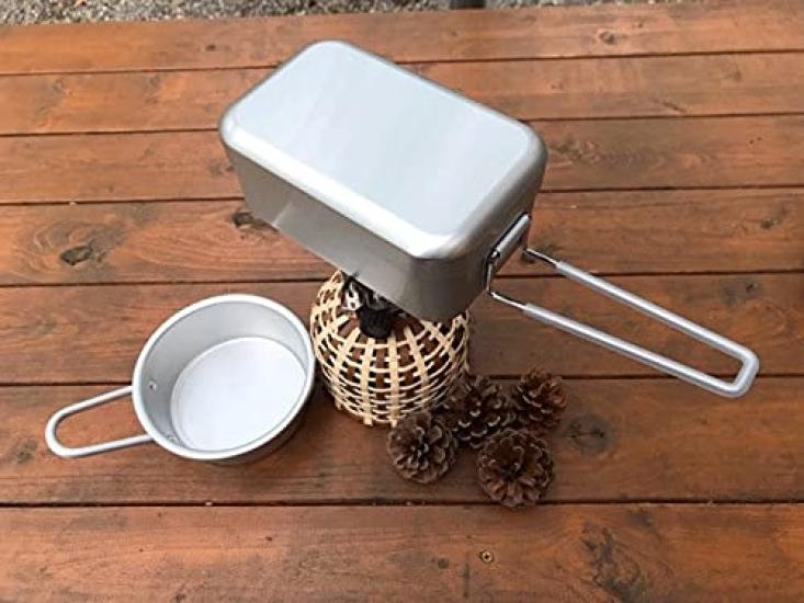 Daiichi Aluminum Aluminum Hoshimaru Messtin Rice Cooker Outdoor Home Cooking Disaster Prevention Mountaineering Cookware 154 X 96 X Height 67mm Full