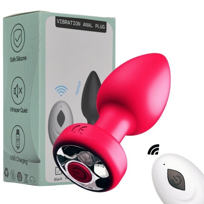 App Anal Plug Vibrator 10 Speeds Butt Plug Prostate Vibrating Massager Control Female Masturbator Sex Toys for Women Men