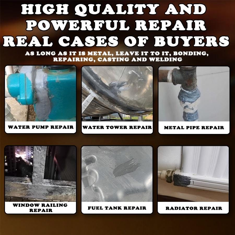 90g High Temperature Metal Repair GlueAB Glue Strong Cold Welding Glue Magic Plastic Repair Casting Adhesive Agent Weld Tools