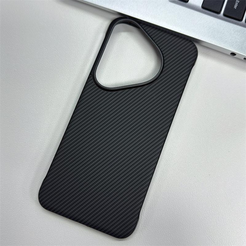 Applicable to Huawei Pura90Pro Carbon Fiber Pattern Sticker Frameless Mobile Phone Case Pura80 Magnetic Pura70 Set