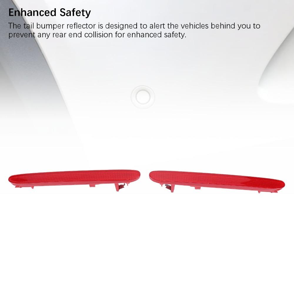 2PCS ABS Tail Bumper Reflector 33555-SEA-013, 33505-SEA-013 Rear Bumper Reflector Lens  for Accord