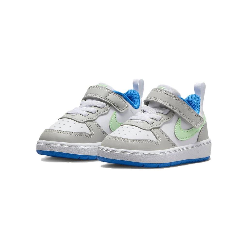 Nike Court Borough Low Recraft TD Light Iron Ore Vapor Green Baby Sneakers Grey White Photo-Blue DV5458-005