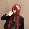 Autumn And Winter Warm Handmade Braid Knitted Hat Trend   Patch Tassel Wool Hat