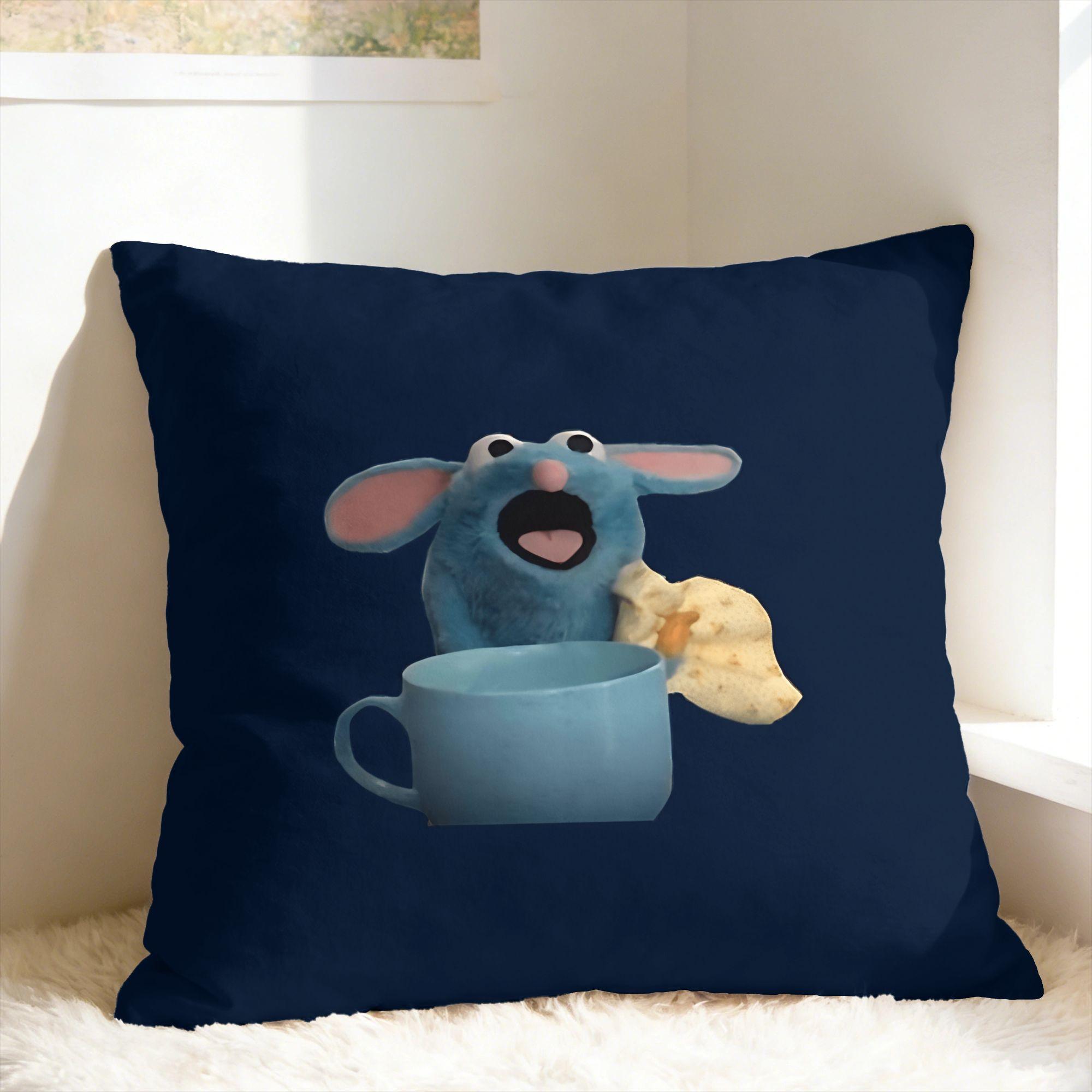 Fine Glasses Unisex Blue Pillow Case Tutter- B-Bear In The Big House Comfy Pillow Cover For Sofa Car Home Decor Novelty Pillowcases