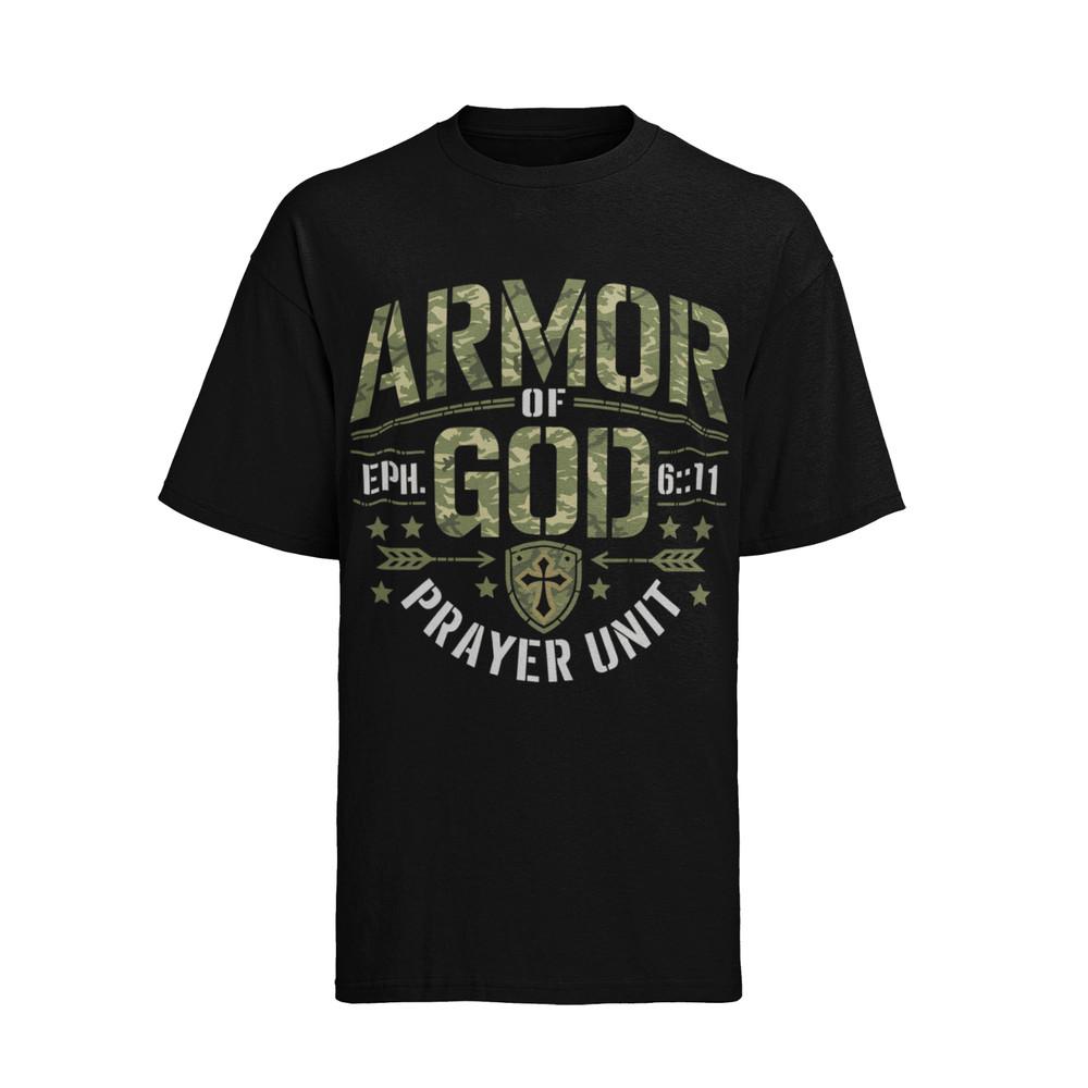 Armor Of God Christians Religious Camouflage Herren T-Shirt