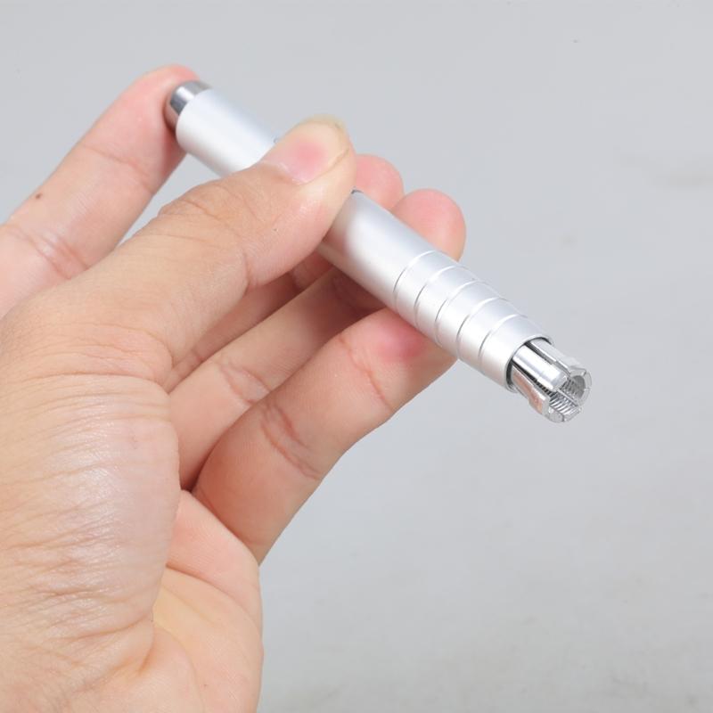 Einziehbare Metall-Bleistiftverlängerungen Bleistifthalter-Verlängerer für Bleistifte mit 7-7,8 mm Durchmesser Kleinkind Ergonomische Schreibhilfe