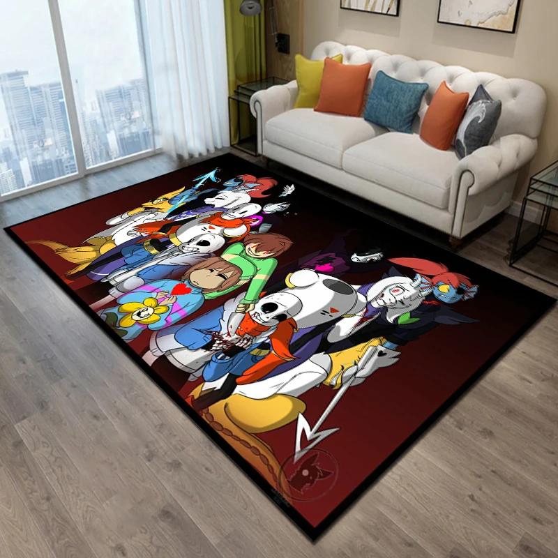 U-Undertale Pattern Rug for Living Room Area Carpet Bathroom Mat Creative Doormat Bedroom Mat Home Decor Outdoor Rug