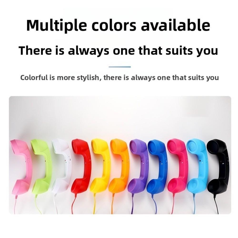 Multifunctional Telephone Wired Handsets Landline Handle Receiver  For Calls External Headset