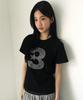 BAUF 3 Logo Dot Slim Fit T-Shirt [Black]