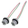 T20 Valve Socket, Set of 2, Compatible with DC12V/24V, Heavy Duty Wiring, Rubber Ring,