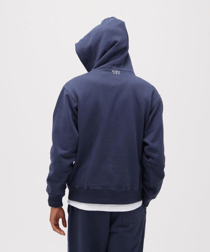 AVIREX DAILY PULLOVER SWEAT PARKA 783-3931004 Men's L Navy